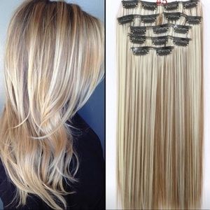 ❤️5 ⭐️ Rated! 22” Synthetic Hair Extensions Set❤️